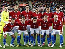 Jedenáctka eských fotbalist pro domácí kvalifikaní duel proti Faerským...