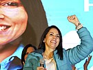 Ekvádorská prezidentská kandidátka Luisa Gonzálezová (15. íjna 2023)