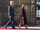 Petr Pavel a moldavská prezidentka Maia Sanduová na Praském hrad. (16. íjna...