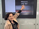 Do Prahy z Izraele míí tetí repatrianí letadlo. Na palub je i Eva Erbenová,...
