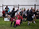 Úvaly, skotské hry (highland games), mistrovství eské republiky 2023. Vítz...
