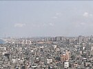 Pohled na Pásmo Gazy