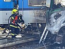 Na elezninm pejezdu v Olomouci narazil osobn vlak do kamionu, pi...