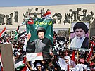 V Bagdádu, hlavním mst Iráku, vyzval k protestu na podporu Palestiny kazatel...