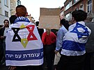 Podporovatelé Izraele v ulicích Bruselu (9. íjna 2023)
