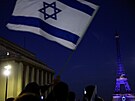 Podporovatelé Izraele v Paíi (9. íjna 2023)
