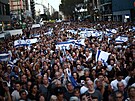 Podporovatelé Izraele na setkání v Buenos Aires (9. íjna 2023)