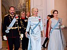Norský korunní princ Haakon, korunní princezna Mette-Marit a princezna Ingrid...