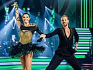 Iva Kubelková a Martin Prágr na StarDance XII (Praha, 14. íjna 2023)