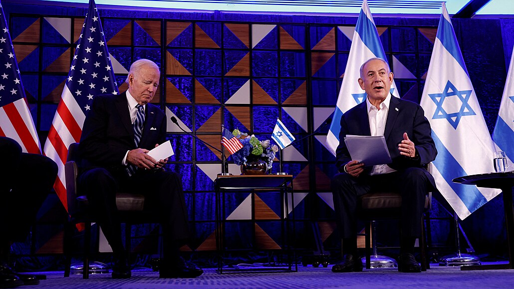 Prezident USA Joe Biden p�ilet�l do Tel Avivu. Krom� izraelských politik� se...