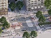 Páte�í nové brn�nské �tvrti Trnitá se po p�esunu hlavního nádra�í stane �iroký...