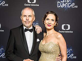 Marek Eben a Tereza Kostková ve StarDance XII (Praha, 14. �íjna 2023)