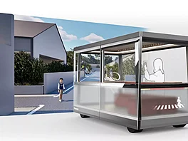 Panasonic vidí budoucnost pepravy v jakýchsi mobilních autonomních obývacích...