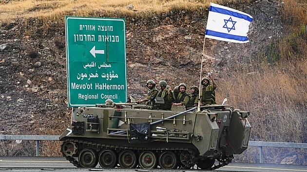Izraelsk armda u hranic s Libanonem (11. jna 2023)