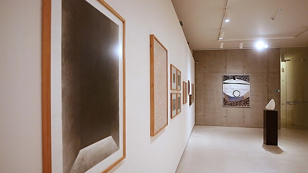 V�stava se nach�z� ve dvou v�stavn�ch prostorech p�esn� nad sebou a nab�z� p�es 70 d�l.