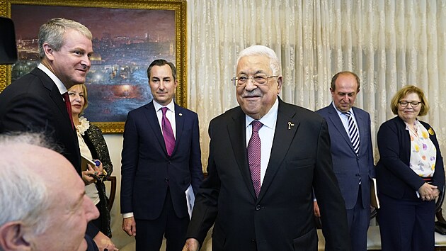 f palestinsk autonomie Mahmd Abbs v Jordnsku (13. jna 2023)