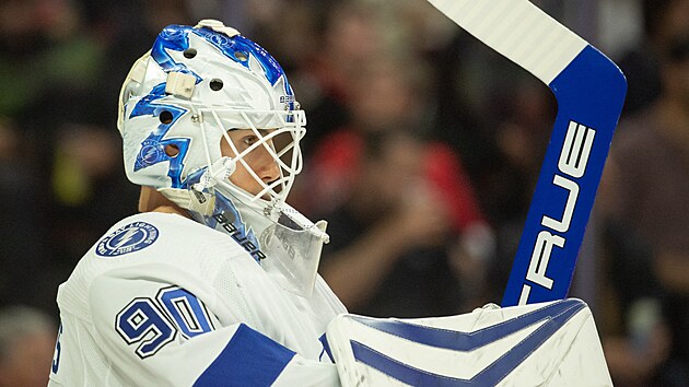 Matt Tomkins v br�n� Tampa Bay Lightning