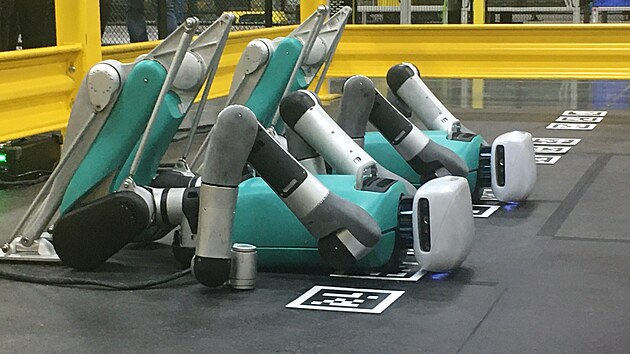 Nov dvounoh robot Digit ek na svj kol. (18. jna 2023)