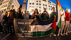Propalestinský protest v Mnichov (9. íjna 2023)