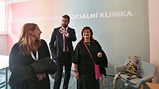 Otevení sociální kliniky se zúastnil i primátor Teplic Jií tábl.
