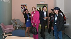 Na otevení sociální kliniky dorazila i delegace z Litvínova. Nechybla...