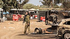 Následky útoku radikálního hnutí Hamás na festival Supernova v Izraeli (10....
