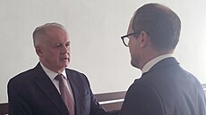 Bývalý slovenský prezident Andrej Kiska u soudu, kde elí obvinní z daového...