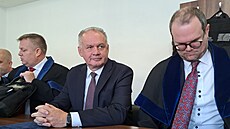 Bývalý slovenský prezident Andrej Kiska u soudu, kde elí obvinní z daového...