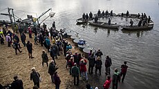Výlov rybníka Ro�mberk na T�ebo�sku (13. �íjna 2023)