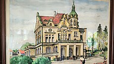 Jaromské divadlo na obrazu od Aloise Novosada z roku 1974. Údajn ho koupil...