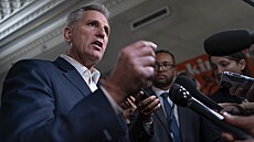 Bývalý p�edseda Sn�movny reprezentant� Kevin McCarthy. (13. �íjna 2023)