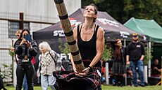 Úvaly, skotské hry (highland games), mistrovství eské republiky 2023. Veronika...