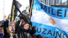 Javier Milei v Buenos Aires (25. záí 2023)
