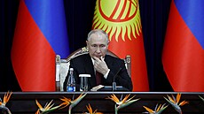 Vladimir Putin v Kyrgyzstánu (12. �íjna 2023)