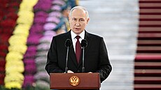 Vladimir Putin v Kyrgyzstánu (12. íjna 2023)