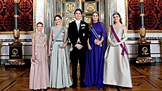 védská princezna Estelle, norská princezna Ingrid Alexandra, dánský princ...