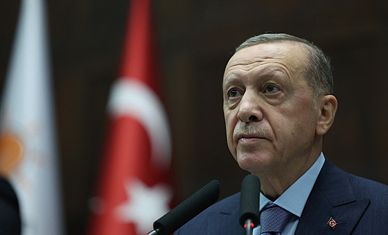 Turecký prezident Recep Tayyip Erdogan (25. �íjna 2023)