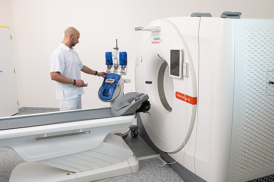 Moderní CT skener pro rychlou a pesnou diagnostiku v nemocnici Brandýs nad...