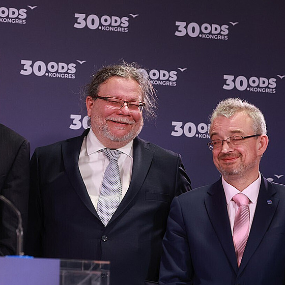 éf praské ODS Marek Benda (vpravo) a exministr Alexandr Vondra.
