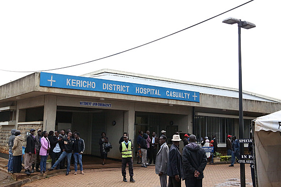 Okresní nemocnice Kericho na západ Keni.