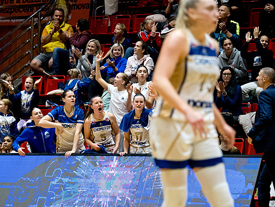 Chomutov, 26. 10. 2023. EuroCup basketbalistek. BK Levhartice Chomutov -...