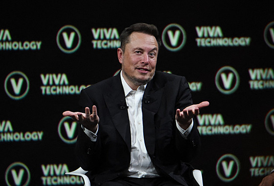 Elon Musk na veletrhu Viva Technology (16. ervna 2023)