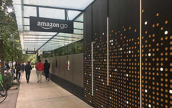 Amazon GO v americkém městě Seattle. (18. října 2023)