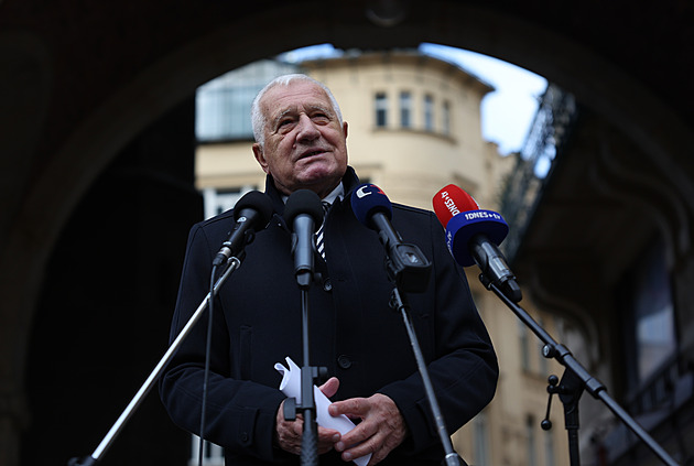 Brusel je opak 28. října, kázal Klaus. Dorazili Vondráček, Ševčík i Xaver