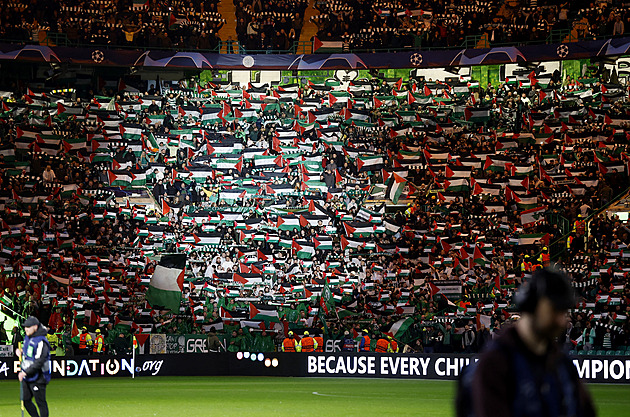 Trest za podporu Palestiny? Celtic zakázal fanouškům vstup na stadion