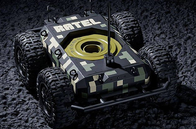 Kyjev oznámil zahájení výroby bojového robota. Umí nést protitankovou minu
