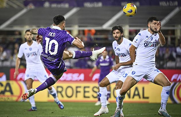 Fotbalisté Fiorentiny doma nečekaně podlehli Empoli, Barák nehrál