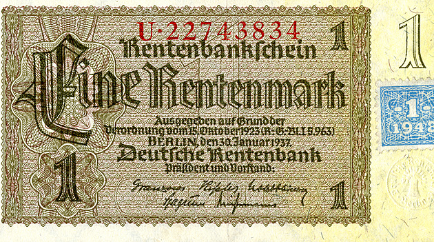 Boj s hyperinflací v Německu měla před 100 lety vyřešit nová měna rentenmark