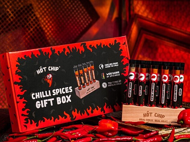 HOT CHIP  esk znaka chilli produkt, kter boduje v zahrani