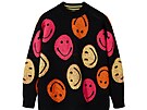 Módní erný svetr s veselými smajlíky, cena 3799 K
